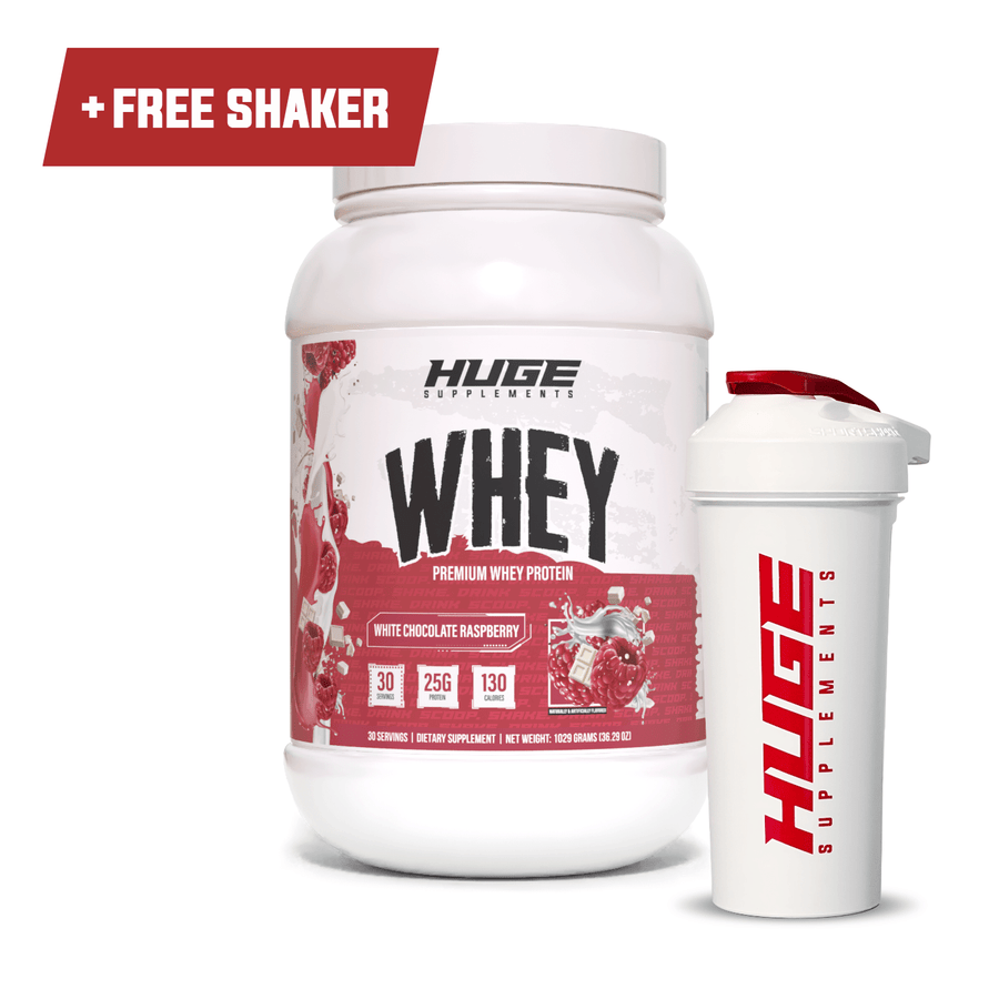 Huge Whey White Chocolate Raspberry shaker